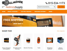 Tablet Screenshot of gallagherfence.net